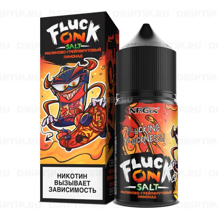 Жидкость Fluck On Salt - Малиново-Грейпфрутовый Лимонад 