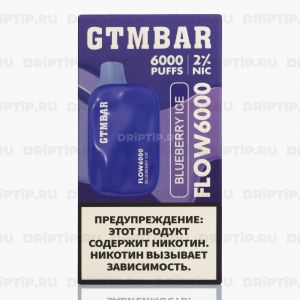 GTM BAR Flow 6000 - Blueberry Ice