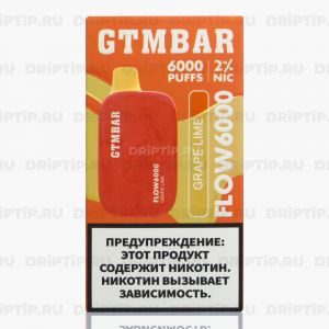 GTM BAR Flow 6000 - Grape Lime