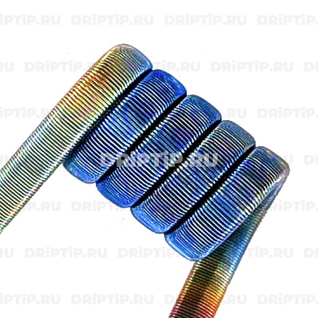 Framed Staple 2*0,4K+4*(0.5x0.1)K +0,1 NiCr, 3 мм, 5 витков, 0.13 ом Плата