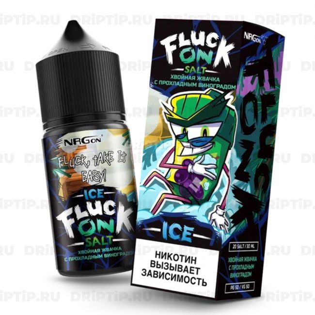 Fluck On Salt - Хвойная Жвачка с Виноградом Fluck On Salt - Хвойная Жвачка с Виноградом