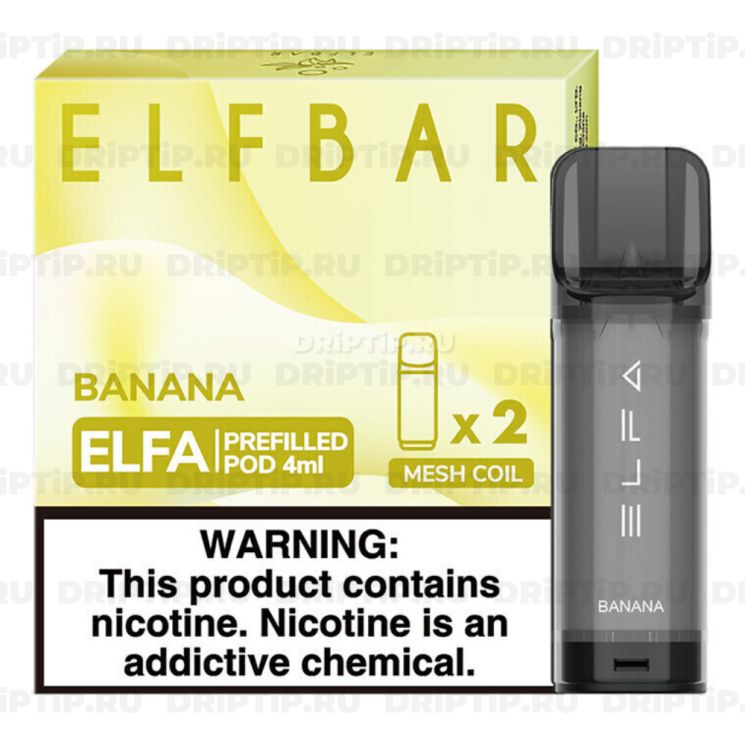 Картридж Elf Bar Elfa - Банан / 2шт