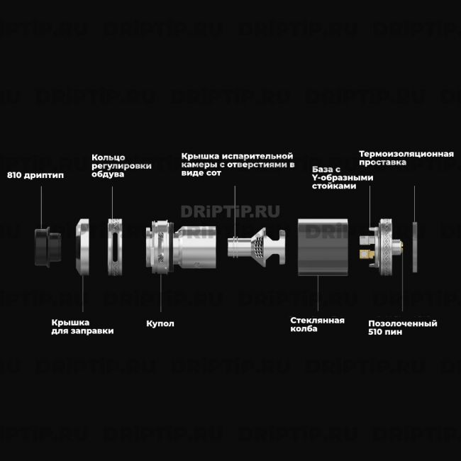 Hellvape Dead Rabbit v2 RTA - обслуживаемый бак