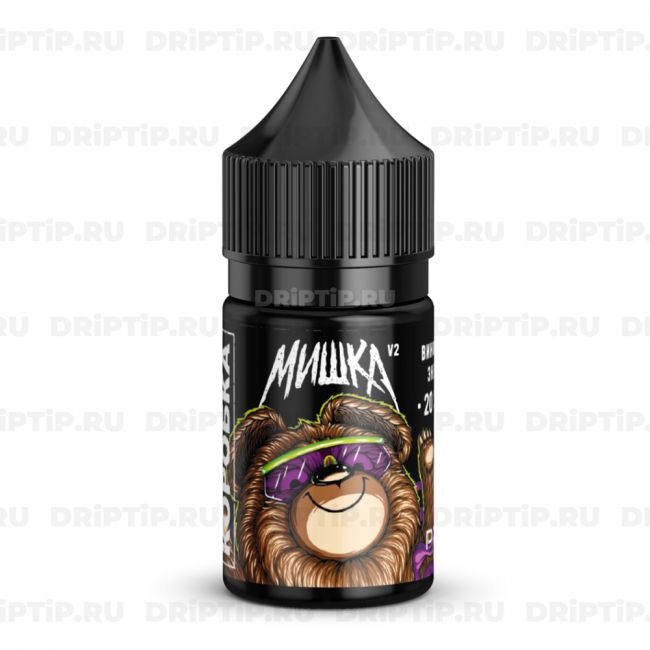 Жидкость Мишка V2 Salt - Виноградный Энергетик Жидкость Мишка V2 Salt - Виноградный Энергетик