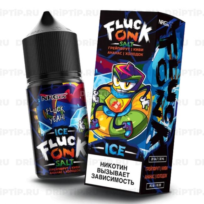 Fluck On Ice Salt - Грейпфрут Ананас Киви Холодок Fluck On Ice Salt - Грейпфрут Ананас Киви Холодок