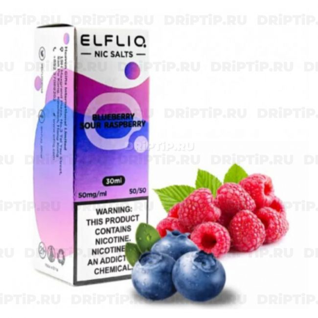 Elfliq Salt - Черничная Кислая Малина Elfliq Salt - Черничная Кислая Малина