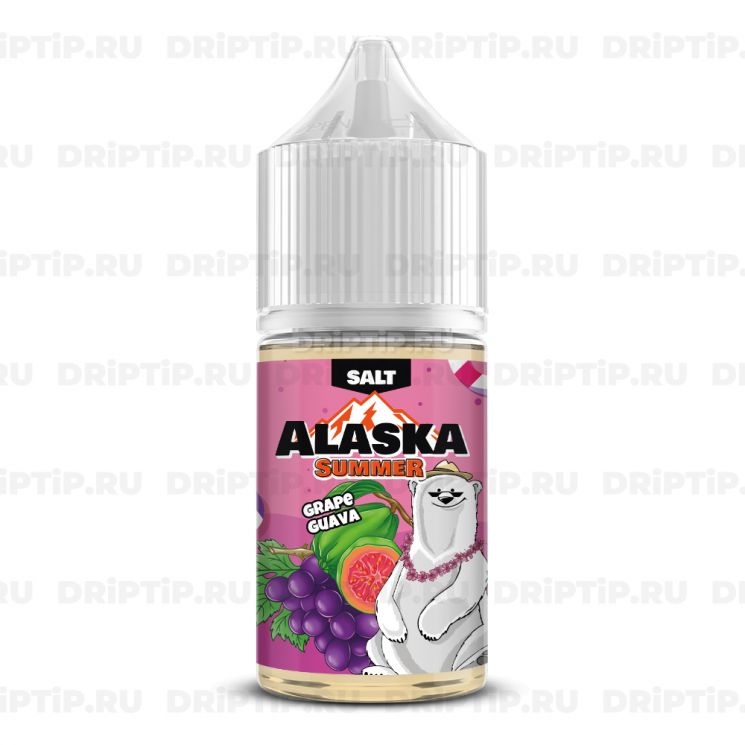 Жидкость Alaska Summer Salt - Grape Guava 