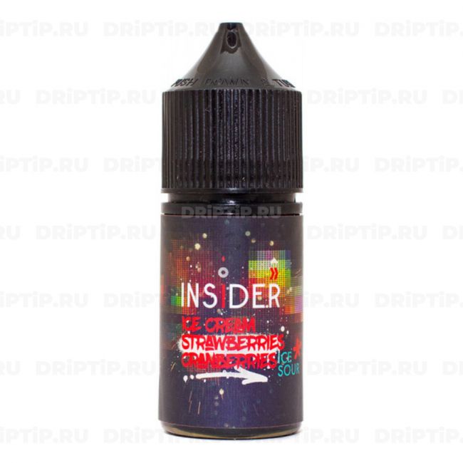 Insider Ice Sour Salt - Ice Cream Strawberries Cranberries Insider Ice Sour Salt - Ice Cream Strawberries Cranberries