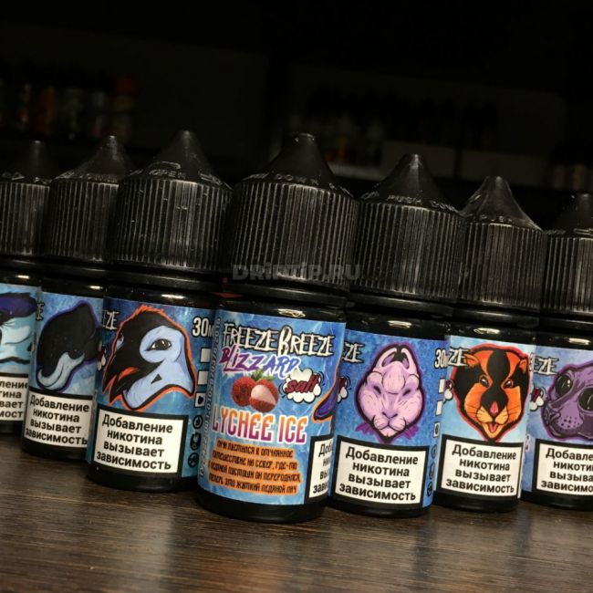 Freeze Breeze Blizzard Salt - Jelly Worms Ice Freeze Breeze Blizzard Salt - Jelly Worms Ice