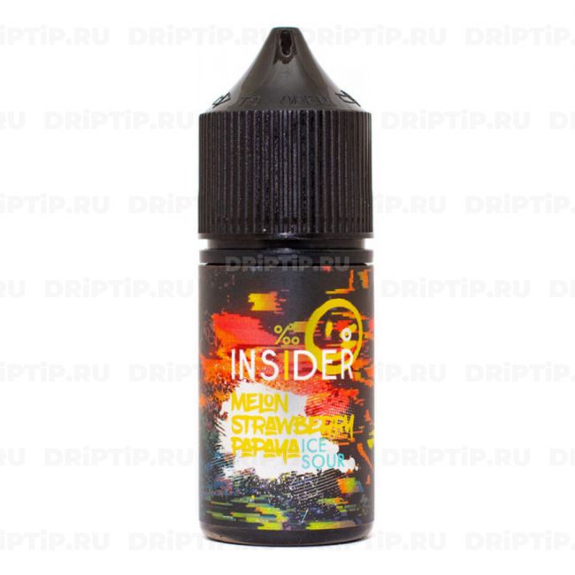 Insider Ice Sour Salt - Melon Strawberry Papaya Insider Ice Sour Salt - Melon Strawberry Papaya