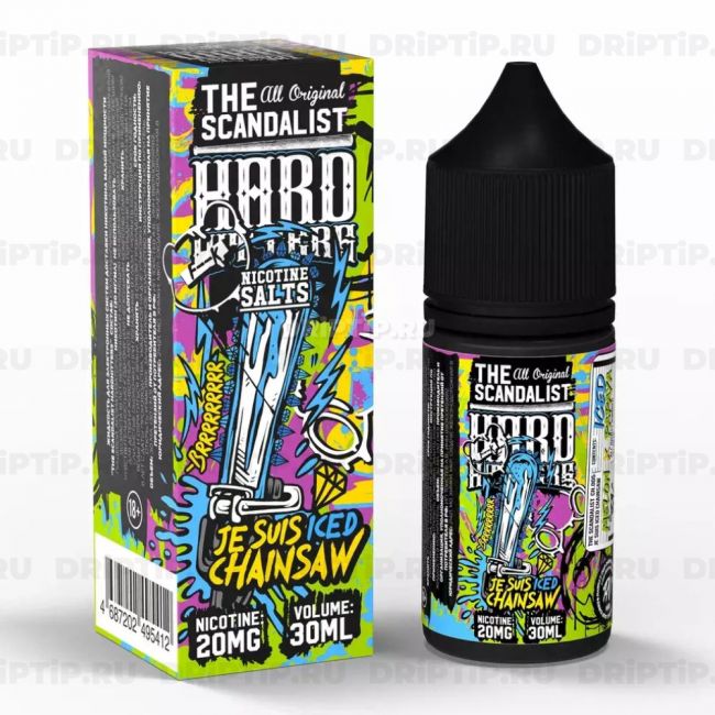 Жидкость The Scandalist Hard Hitters Salt - Je Suis Chainsaw Iced 
