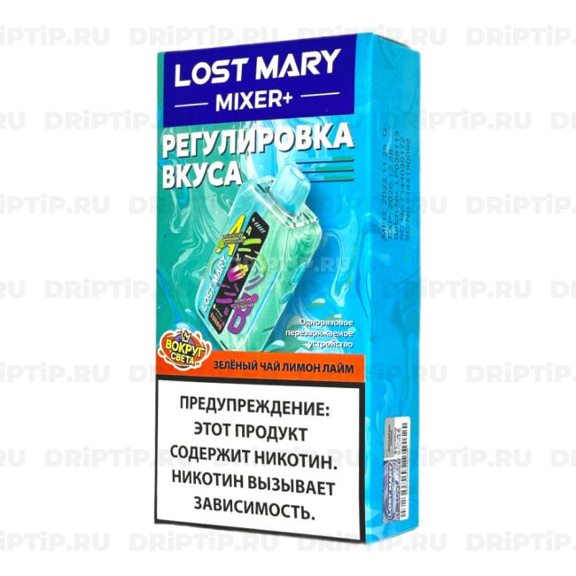 Lost Mary Mixer+ 25000 - Лимон Лайм и Зеленый Чай