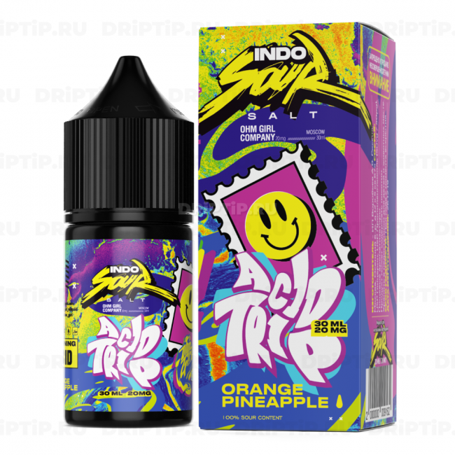 Жидкость Indo Sour Salt - Acid Trip Жидкость Indo Sour Salt - Acid Trip