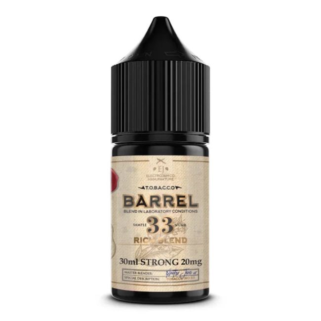 Жидкость ElectroJam Tobacco Barrel Salt - Rich Blend 33 