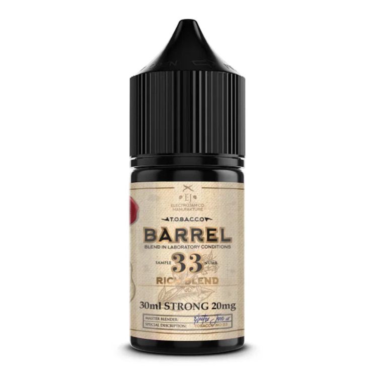 Жидкость ElectroJam Tobacco Barrel Salt - Rich Blend 33 