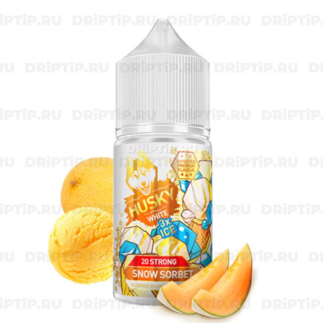 Жидкость Husky Import White 3xICE Salt - Snow Sorbet Жидкость Husky Import White 3xICE Salt - Snow Sorbet