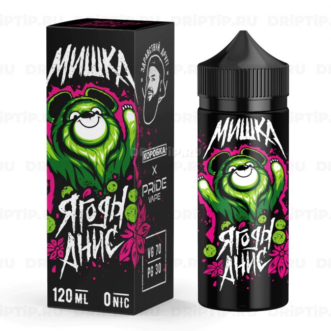 Жидкость Мишка - Ягоды анис Жидкость Мишка - Ягоды анис