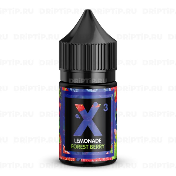 Жидкость X-3 Lemonade Salt - Forest Berry 