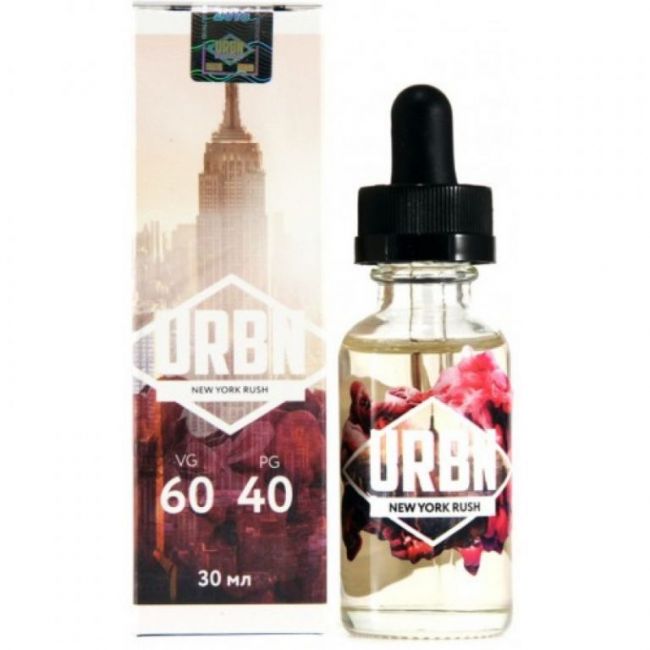 URBN New York Rush 0mg, 30ml URBN New York Rush 0mg, 30ml