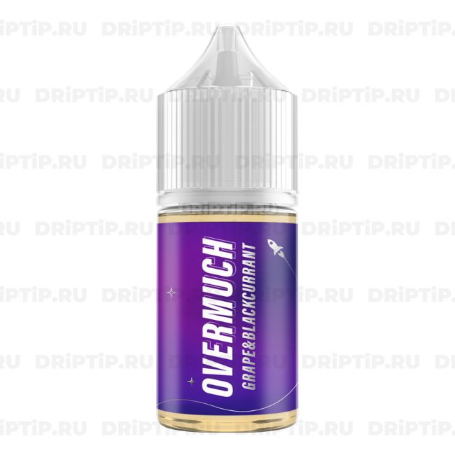 Жидкость Overmuch Salt - Grape and Blackcurrant 