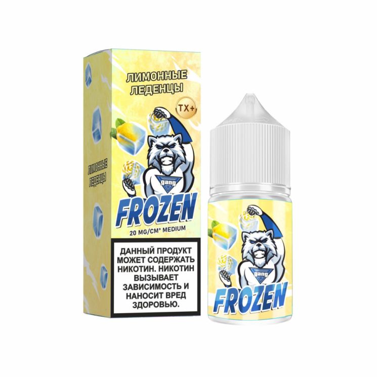 Жидкость Gang Frozen Salt - Лимонные Леденцы 