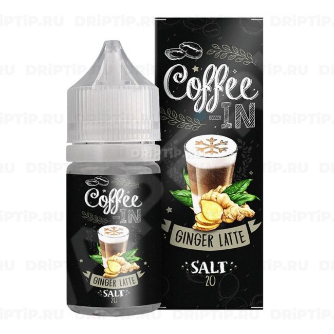Жидкость Coffee-in Salt - Ginger Latte Жидкость Coffee-in Salt - Ginger Latte
