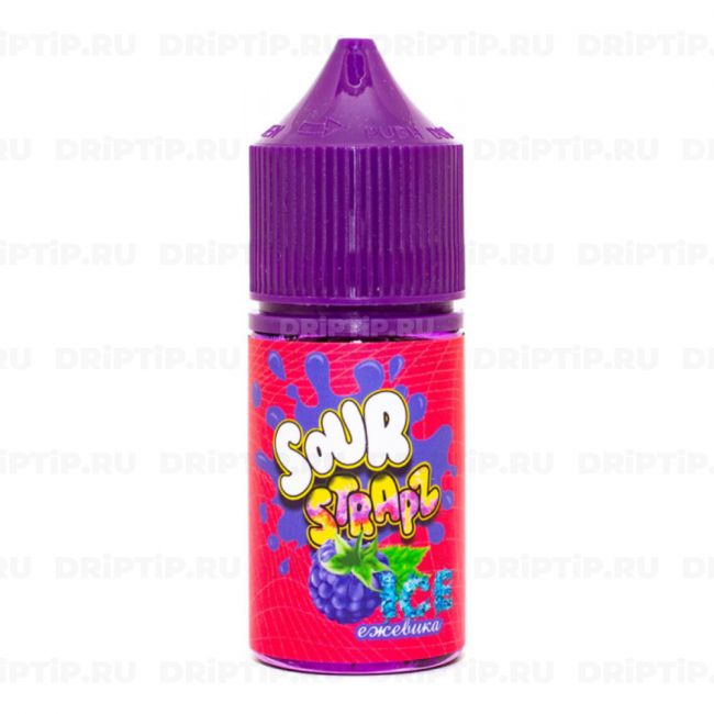 Sour Strapz Ice Sour Salt - Ежевика Sour Strapz Ice Sour Salt - Ежевика