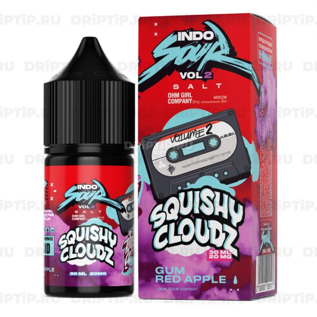 Жидкость Indo Sour Vol 2 Salt - Squishy Cloudz 