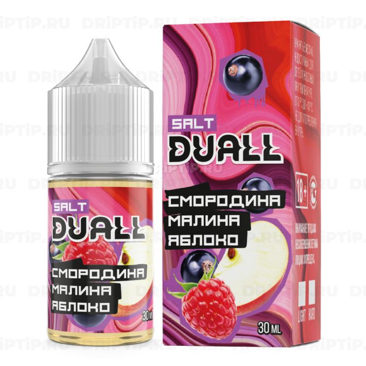 Жидкость Duall Salt - Смородина Малина Яблоко 
