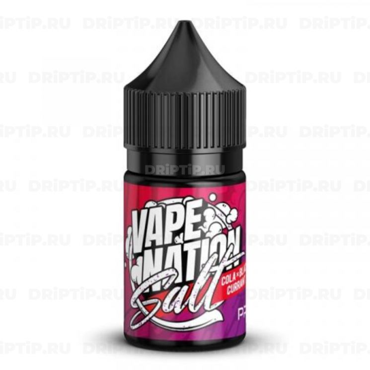 Жидкость Vape Nation Salt - Cola Black Currant 