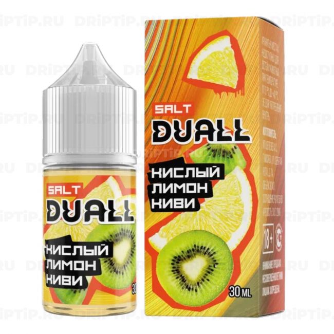 Жидкость Duall Salt - Кислый Лимон Киви 