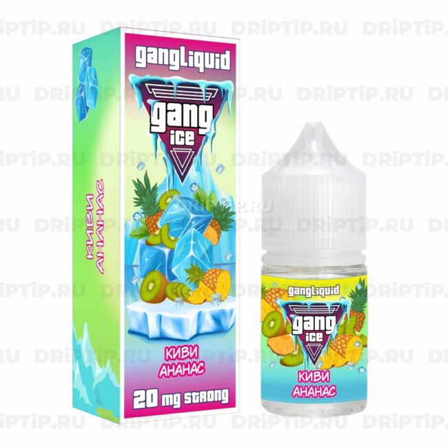 Жидкость Gang Ice Salt - Киви Ананас 