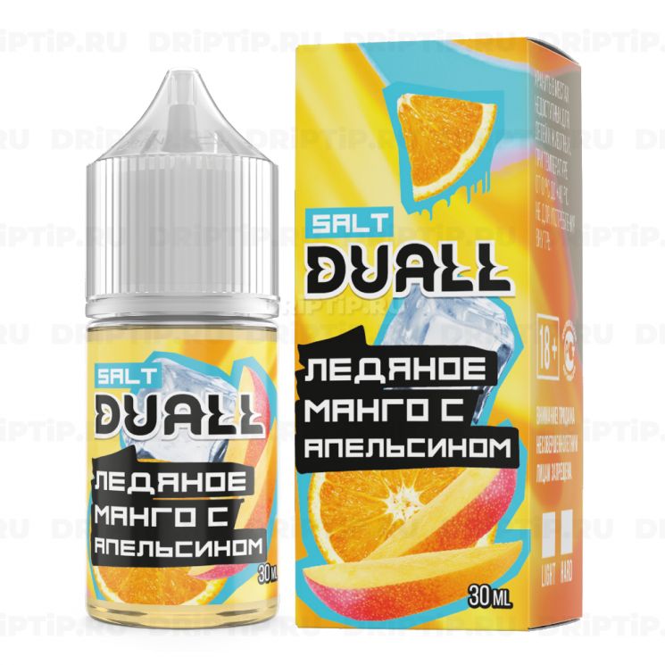 Жидкость Duall Salt - Ледяное Манго с Апельсином 