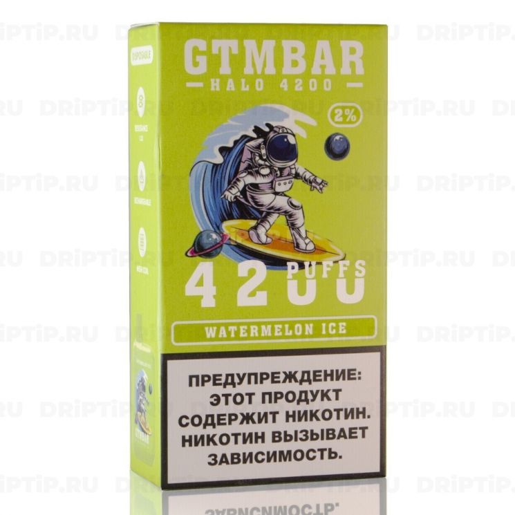 Gtm Bar Halo 4200 - Watermelon Ice