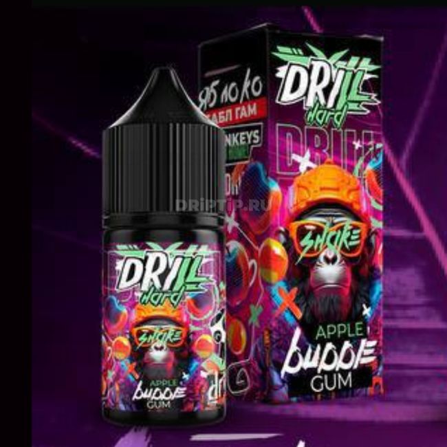 Жидкость Drill Salt - Яблоко Жвачка Жидкость Drill Salt - Яблоко Жвачка