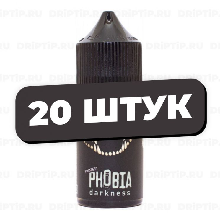 Жидкость Phobia Salt - Darkness (20 штук / упаковка) Срок годности до 12.2025 