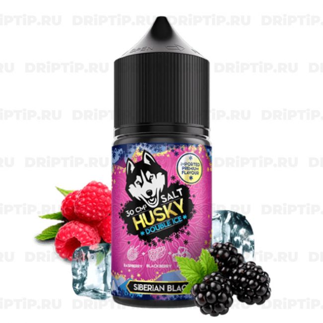 Жидкость Husky Import Double Ice Salt - Siberian Black Жидкость Husky Import Double Ice Salt - Siberian Black