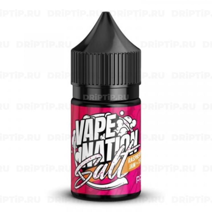 Жидкость Vape Nation Salt - Raspberry Jam Tea 