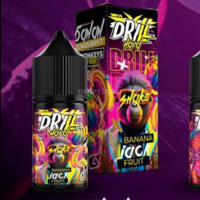 Жидкость Drill Salt - Банан Джекфрут Жидкость Drill Salt - Банан Джекфрут