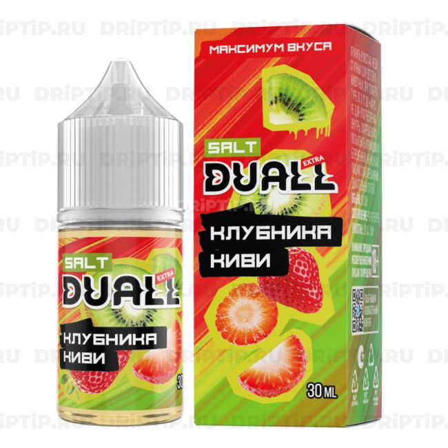 Жидкость Duall Salt Extra - Клубника Киви 