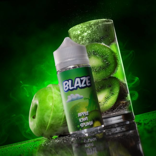 BLAZE Apple Kiwi Splash 3mg 100ml BLAZE Apple Kiwi Splash 3mg 100ml