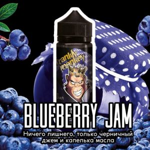 Frankly Monkey Black Edition - Blueberry Jam 3mg 120ml