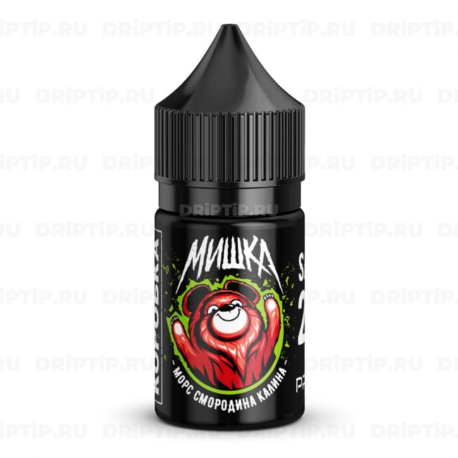 Жидкость Мишка Salt - Морс Смородина Калина 