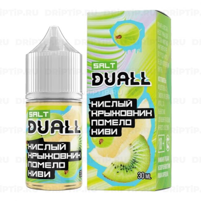 Жидкость Duall Salt - Кислый Крыжовник Помело Киви Жидкость Duall Salt - Кислый Крыжовник Помело Киви