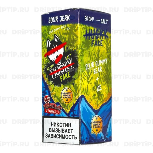 Жидкость Husky Import Fake Salt - Sour Jerk Жидкость Husky Import Fake Salt - Sour Jerk