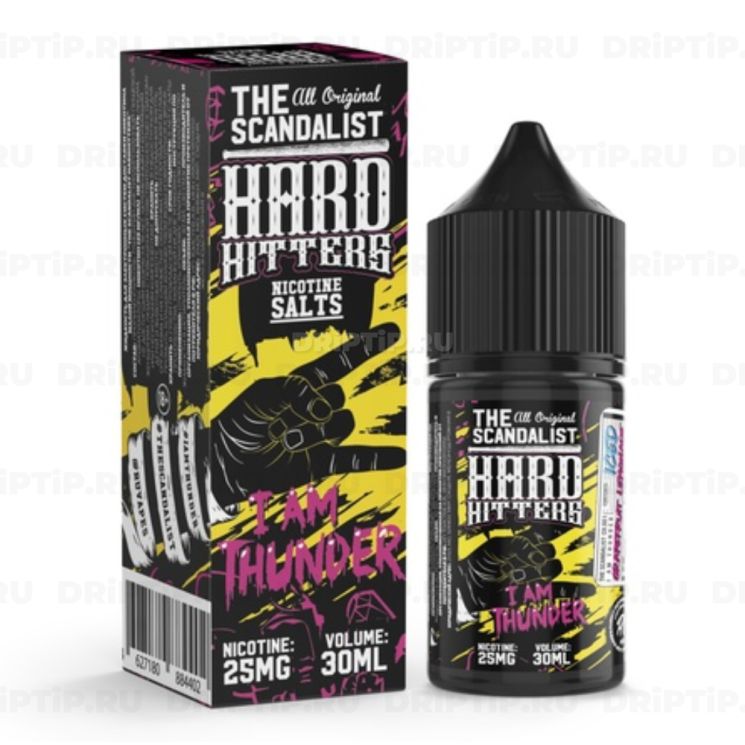 Жидкость The Scandalist Hard Hitters Salt - I Am Thunder 