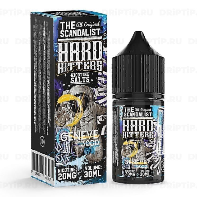 Жидкость The Scandalist Hard Hitters Salt - Geneve 3000 