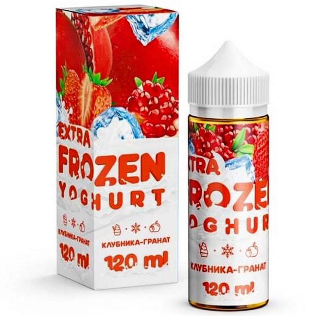 Жидкость Frozen Yoghurt - Клубника-Гранат 3mg 120ml Жидкость Frozen Yoghurt - Клубника-Гранат 3mg 120ml