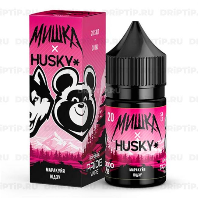 Жидкость МИШКА х HUSKY Salt - Маракуйя Юдзу Жидкость МИШКА х HUSKY Salt - Маракуйя Юдзу