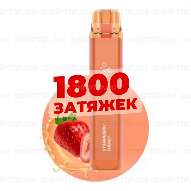 Elf Bar NC1800 - Клубничный Энергетик Elf Bar NC1800 - Клубничный Энергетик